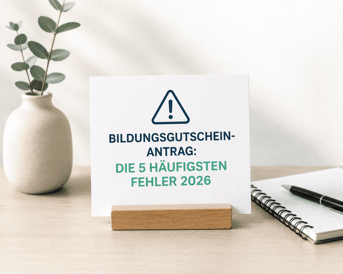 Bildungsgutschein-Antrag: Die 5 häufigsten Fehler 2026