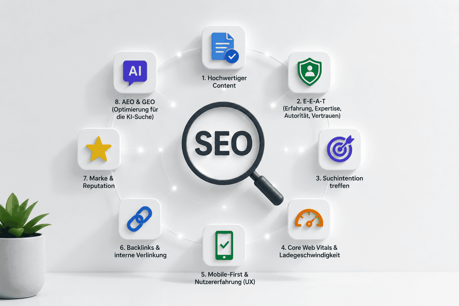 Die 8 wichtigsten SEO-Rankingfaktoren 2026: Worauf es jetzt wirklich ankommt