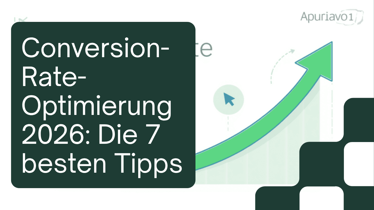 Conversion-Rate-Optimierung 2026 – Titelbild mit steigender Conversion-Kurve und Funnel-Symbol