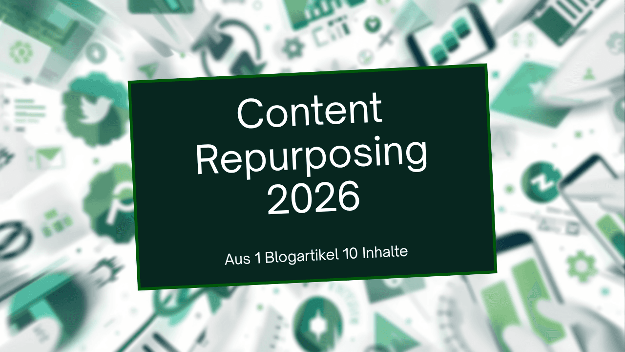 Content Repurposing 2026 – aus einem Blogartikel zehn Inhalte machen