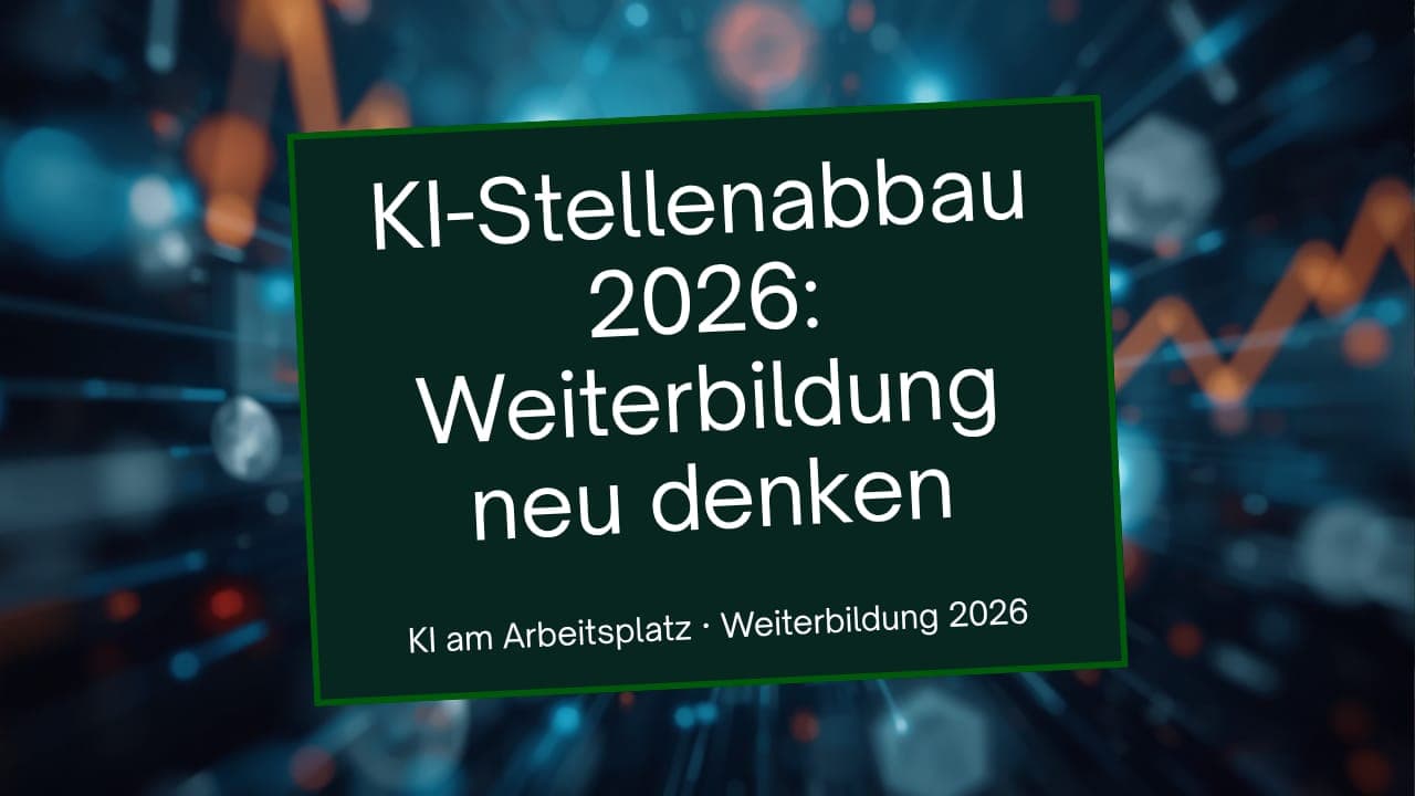 KI-Stellenabbau 2026 – Weiterbildung als Antwort auf den Arbeitsmarktwandel bei Talentivo