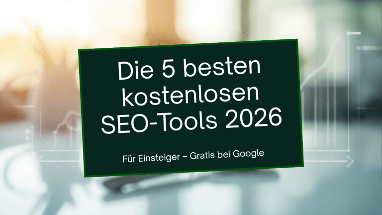 Kostenlose SEO-Tools für Einsteiger 2026 – Titelbild